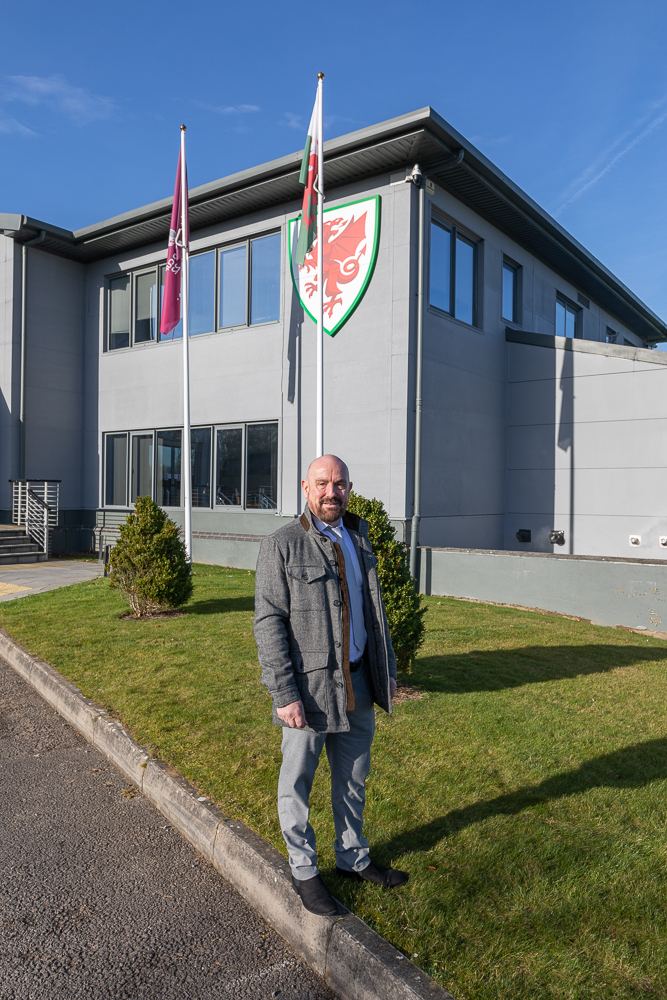 Chris Thomas outside the FAW